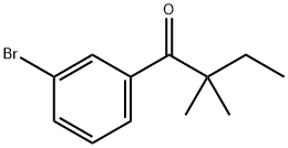 3'-BROMO-2,2-DIMETHYLBUTYROPHENONE Struktur