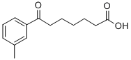 7-(3-METHYLPHENYL)-7-OXOHEPTANOIC ACID Struktur