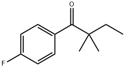 2,2-DIMETHYL-4'-FLUOROBUTYROPHENONE Struktur