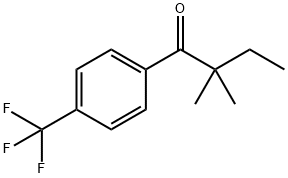 2,2-DIMETHYL-4'-TRIFLUOROMETHYLBUTYROPHENONE Struktur