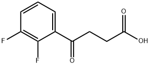 4-(2,3-DIFLUOROPHENYL)-4-OXOBUTYRIC ACID Struktur