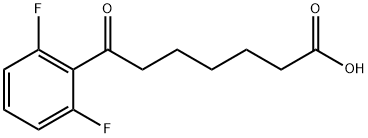 7-(2,6-DIFLUOROPHENYL)-7-OXOHEPTANOIC ACID price.