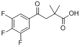 2,2-DIMETHYL-4-OXO-4-(3,4,5-TRIFLUOROPHENYL)BUTRYIC ACID price.