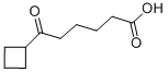 6-CYCLOBUTYL-6-OXOHEXANOIC ACID Struktur