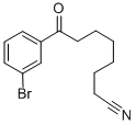 8-(3-BROMOPHENYL)-8-OXOOCTANENITRILE Struktur