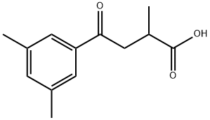 4-(3,5-DIMETHYLPHENYL)-2-METHYL-4-OXOBUTYRIC ACID Struktur