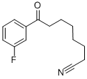 8-(3-FLUOROPHENYL)-8-OXOOCTANENITRILE Struktur