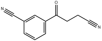 4-(3-CYANOPHENYL)-4-OXOBUTYRONITRILE Struktur