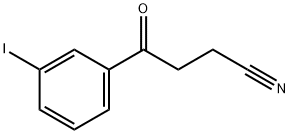 4-(3-IODOPHENYL)-4-OXOBUTYRONITRILE Struktur