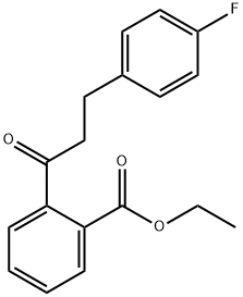 2'-CARBOETHOXY-3-(4-FLUOROPHENYL)PROPIOPHENONE Struktur