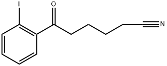 6-(2-IODOPHENYL)-6-OXOHEXANENITRILE Struktur