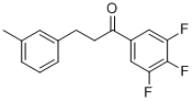 3-(3-METHYLPHENYL)-3',4',5'-TRIFLUOROPROPIOPHENONE Struktur