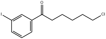 6-CHLORO-1-(3-IODOPHENYL)-1-OXOHEXANE Struktur