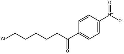 6-CHLORO-1-(4-NITROPHENYL)-1-OXOHEXANE Struktur