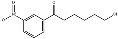 6-CHLORO-1-(3-NITROPHENYL)-1-OXOHEXANE Struktur