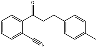 2'-CYANO-3-(4-METHYLPHENYL)PROPIOPHENONE Struktur