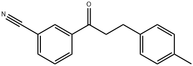 3'-CYANO-3-(4-METHYLPHENYL)PROPIOPHENONE Struktur