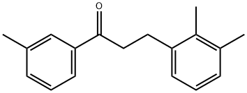 3-(2,3-DIMETHYLPHENYL)-3'-METHYLPROPIOPHENONE Struktur