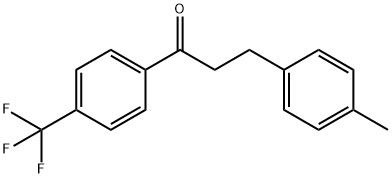 3-(4-METHYLPHENYL)-4'-TRIFLUOROMETHYLPROPIOPHENONE Struktur