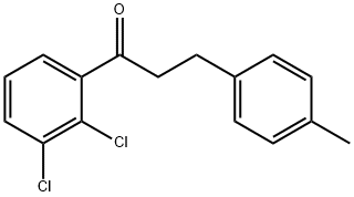 2',3'-DICHLORO-3-(4-METHYLPHENYL)PROPIOPHENONE Struktur