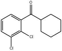 CYCLOHEXYL 2,3-DICHLOROPHENYL KETONE Struktur