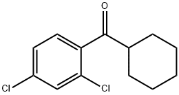 CYCLOHEXYL 2,4-DICHLOROPHENYL KETONE Struktur