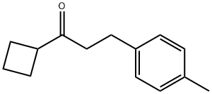 CYCLOBUTYL 2-(4-METHYLPHENYL)ETHYL KETONE Struktur