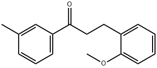 3-(2-METHOXYPHENYL)-3'-METHYLPROPIOPHENONE Struktur