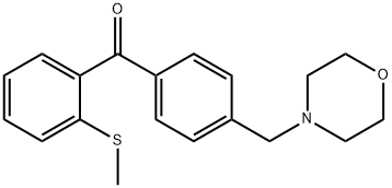 4'-MORPHOLINOMETHYL-2-THIOMETHYLBENZOPHENONE Struktur