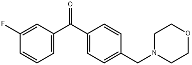 3-FLUORO-4'-MORPHOLINOMETHYL BENZOPHENONE price.