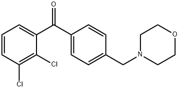 2,3-DICHLORO-4'-MORPHOLINOMETHYL BENZOPHENONE price.