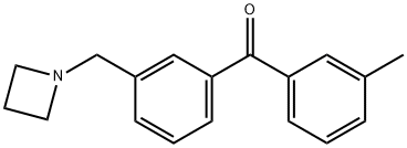 3-AZETIDINOMETHYL-3'-METHYLBENZOPHENONE price.