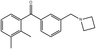 3'-AZETIDINOMETHYL-2,3-DIMETHYLBENZOPHENONE price.