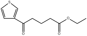 ETHYL 5-OXO-5-(3-THIENYL)VALERATE Struktur