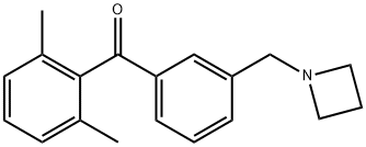 3'-AZETIDINOMETHYL-2,6-DIMETHYLBENZOPHENONE price.