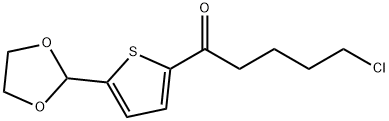 4-CHLOROBUTYL 5-(1,3-DIOXOLAN-2-YL)-2-THIENYL KETONE price.