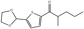 5-(1,3-DIOXOLAN-2-YL)-2-THIENYL 1-METHYLBUTYL KETONE price.