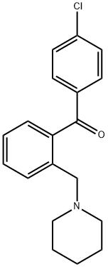 4'-CHLORO-2-PIPERIDINOMETHYL BENZOPHENONE Struktur