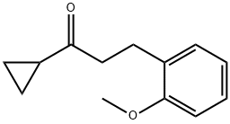 CYCLOPROPYL 2-(2-METHOXYPHENYL)ETHYL KETONE Struktur