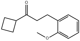 CYCLOBUTYL 2-(2-METHOXYPHENYL)ETHYL KETONE Struktur