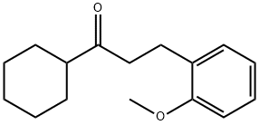 CYCLOHEXYL 2-(2-METHOXYPHENYL)ETHYL KETONE Struktur