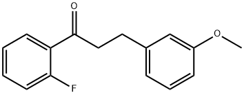 2'-FLUORO-3-(3-METHOXYPHENYL)PROPIOPHENONE Struktur