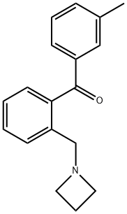 2-AZETIDINOMETHYL-3'-METHYLBENZOPHENONE price.