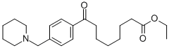 ETHYL 8-OXO-8-[4-(PIPERIDINOMETHYL)PHENYL]OCTANOATE Struktur