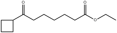 ETHYL 7-CYCLOBUTYL-7-OXOHEPTANOATE Struktur