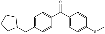 4-PYRROLIDINOMETHYL-4'-THIOMETHYLBENZOPHENONE price.