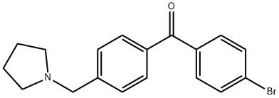 4-BROMO-4'-PYRROLIDINOMETHYL BENZOPHENONE price.