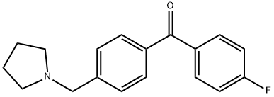 4-FLUORO-4'-PYRROLIDINOMETHYL BENZOPHENONE price.