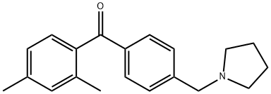 2,4-DIMETHYL-4'-PYRROLIDINOMETHYL BENZOPHENONE price.