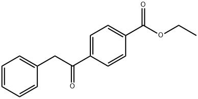 ETHYL 4-(1-OXO-2-PHENYLETHYL)BENZOATE Struktur